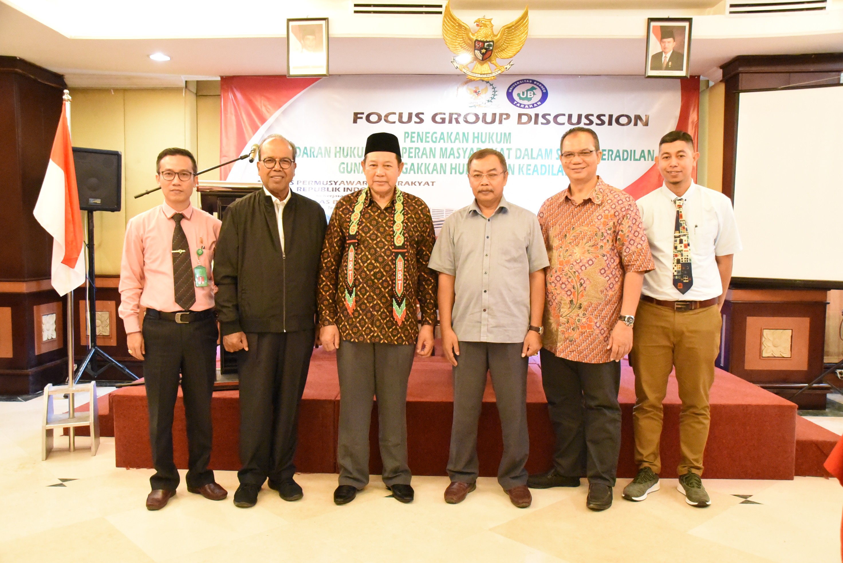 Fakultas Hukum Universitas Borneo Tarakan bekerjasama dengan Lembaga Pengkajian MPR RI melaksanakan 