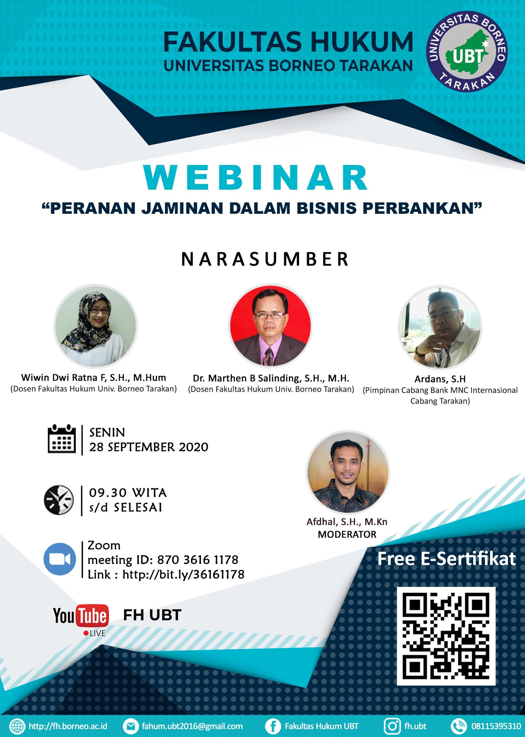 Webinar: Peranan Jaminan Dalam Bisnis Perbankan