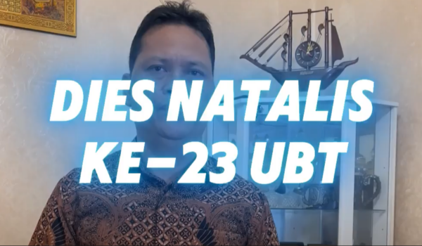 Hasan Basri Ucapkan Selamat Dies Natalis FH UBT ke 23